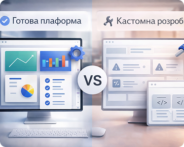 Чому готова платформа краще за кастомну розробку для стартапу